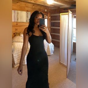 Black Lounge maxi dress